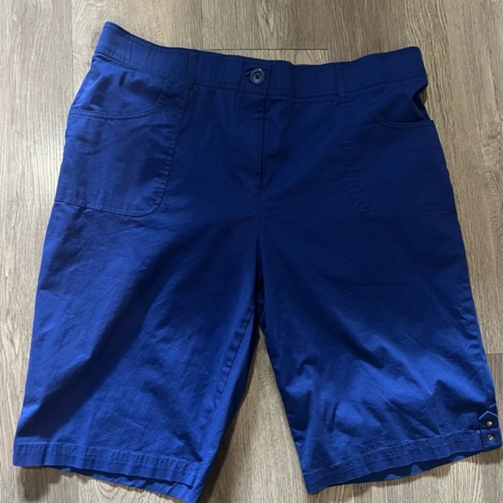 Counterparts cotton royal blue women’s shorts size 16